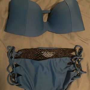 Acacia swimwear bikini navy blue